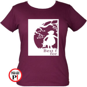 bff póló cuki 1 burgundi