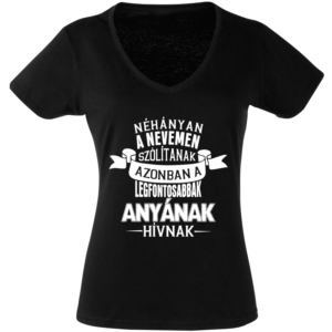 anyának hívnak póló fekete