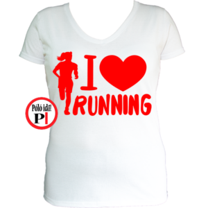 futópóló női i love running fehér