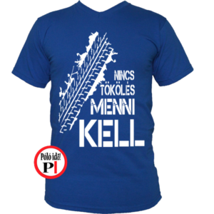kamionos póló nincs tökölés kék