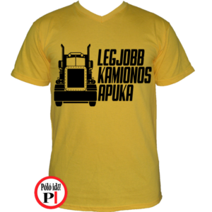 kamionos póló legjobb apuka citrom