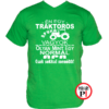 traktoros póló apuka vagyok zöld