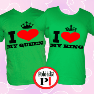 i love my páros pólók zöld