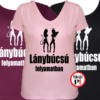 lánybúcsú folyamatban póló