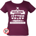lánybúcsú póló menyasszonyra vigyázok burgundi