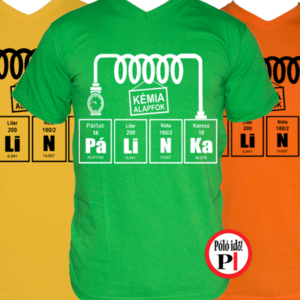 pálinkás kémia vicces póló
