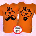 páros pólók mr and mrs narancs