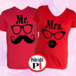 páros pólók mr and mrs piros