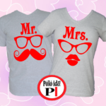 páros pólók mr and mrs szürke