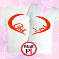 páros pólók one love fehér