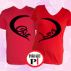 páros pólók one love piros