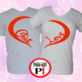 páros pólók one love szürke