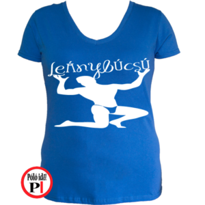 sexy lánybúcsú póló kék