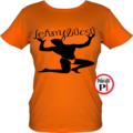 sexy lánybúcsú póló narancs