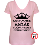 szülinapi póló anya június pink