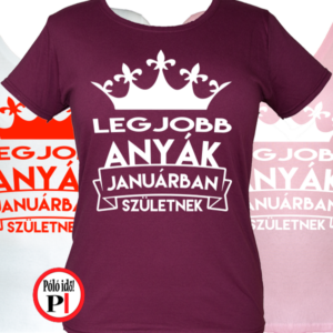 szülinapi póló januárban