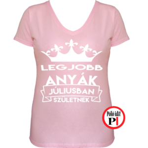 szülinapi póló júliusban pink