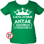 szülinapi póló júliusban zöld