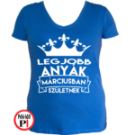 szülinapi póló márciusban kék