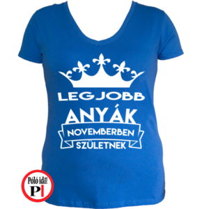 szülinapi póló novemberben születnek kék