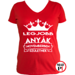 szülinapi póló novemberben születnek piros