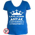szülinapi póló szeptemberben kék