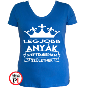 szülinapi póló szeptemberben kék
