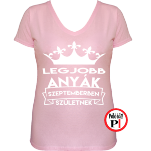 szülinapi póló szeptemberben pink