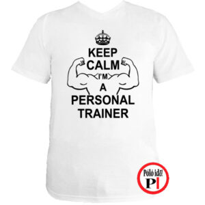 edző póló personal training fehér