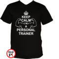 edző póló personal training fekete