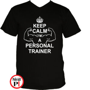 edző póló personal training fekete