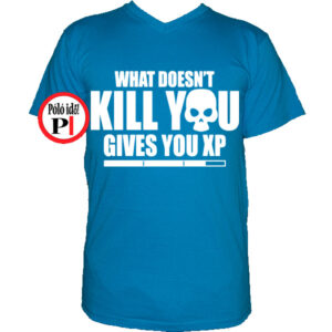 gamer póló kill you világos kék