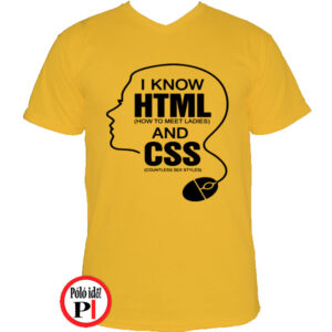 gamer póló html and css citrom