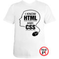 gamer póló html and css fehér