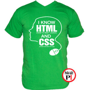 gamer póló html and css zöld