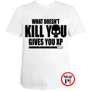 gamer póló kill you fehér