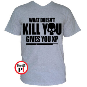 gamer póló kill you szürke