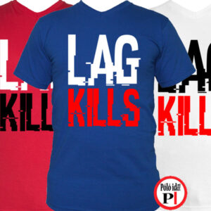 gamer póló lag kills