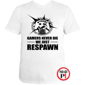 gamer pólók never fehér