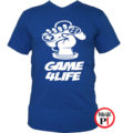 gamer pólók game for life kék