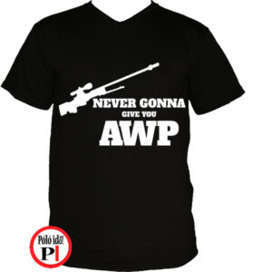 gamer pólók give you awp fekete