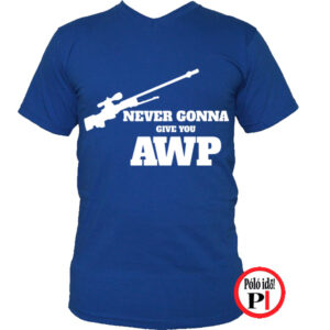 gamer pólók give you awp kék