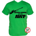 gamer pólók give you awp zöld