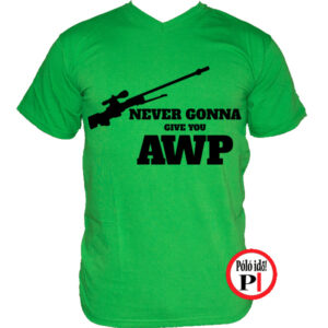 gamer pólók give you awp zöld