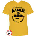 gamer pólók hardcore citrom