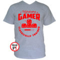 gamer pólók hardcore szürke