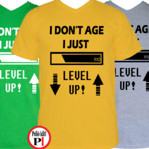 gamer pólók level up
