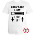 gamer pólók level up fehér