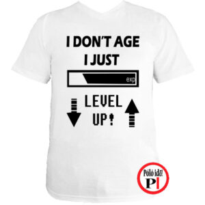 gamer pólók level up fehér