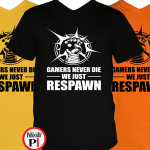 gamer pólók never die